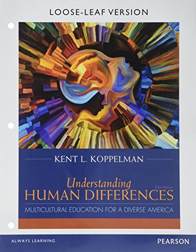 Stock image for Understanding Human Differences: Multicultural Education for a Diverse America, Loose-Leaf Version (5th Edition) for sale by HPB-Red