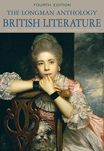 9780133957693: Longman Anthology of British Literature, The, Volume 1c: Restoration and the Eighteenth Century Plus Myliteraturelab --Access Card Package