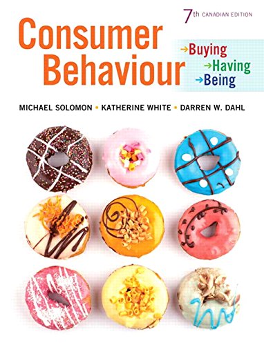 Stock image for Consumer Behaviour: Buying, Having, and Being, Seventh Canadian Edition (7th Edition) for sale by Zoom Books Company