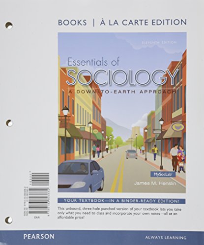 Books a la Carte for Essentials of Sociology & REVEL -- Access Card -- for Essentials of Sociolog...