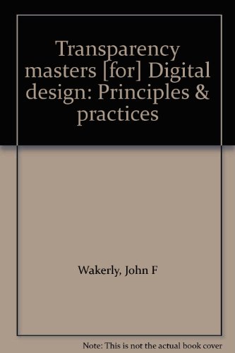 Stock image for Transparency masters [for] Digital design: Principles & practices for sale by BooksRun