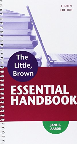 Stock image for Little, Brown Essential Handbook and Writer -- ValuePack Access Card (8th Edition) for sale by HPB-Red