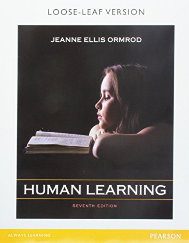 Stock image for Human Learning, Pearson eText -- Access Card (7th Edition) for sale by HPB-Red