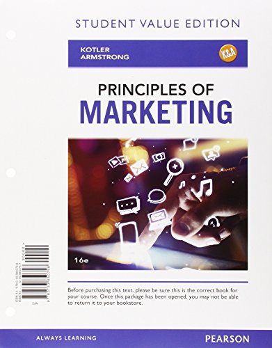 9780133973303: Principles of Marketing
