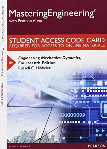 Beispielbild fr Mastering Engineering with Pearson eText -- Access Card -- for Engineering Mechanics: Dynamics zum Verkauf von One Planet Books