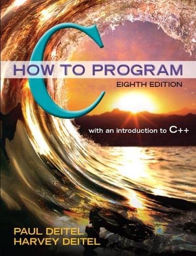 9780133976892: C How to Program