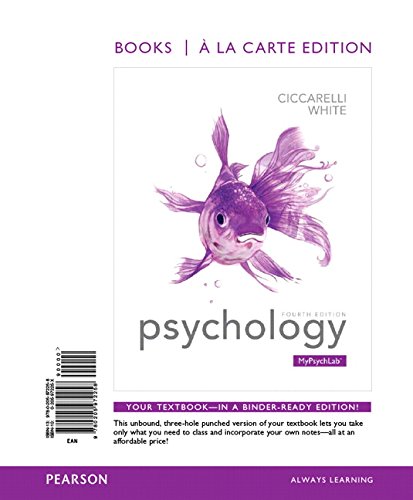 Beispielbild fr Psychology, Books a la Carte Edition REVEL -- Access Card Package (4th Edition) zum Verkauf von Wizard Books