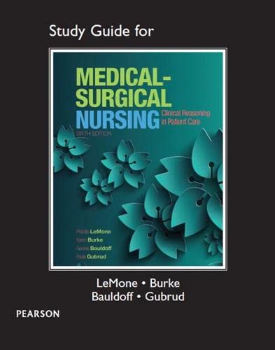 Stock image for Study Guide for Medical-Surgical Nursing: Clinical Reasoning in Patient Care for sale by HPB-Red