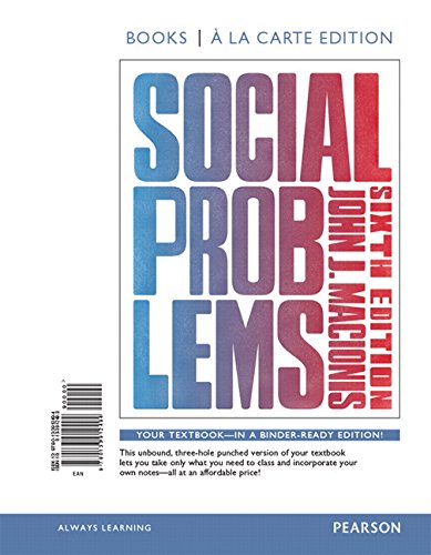 Stock image for Social Problems, Books a la Carte plus NEW MySocLab -- Access Card Package (6th Edition) for sale by HPB-Red