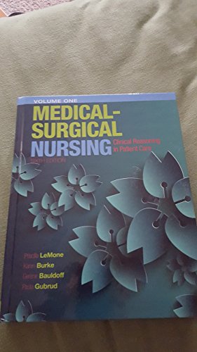 Beispielbild fr Medical-Surgical Nursing: Clinical Reasoning in Patient Care, Vol. 1 (6th Edition) zum Verkauf von SecondSale