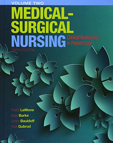 Beispielbild fr Lemone and Burke's Medical-Surgical Nursing: Clinical Reasoning in Patient Care, Volume 2 zum Verkauf von ThriftBooks-Dallas