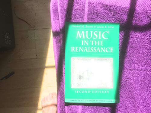 Beispielbild fr Music in the Renaissance (2nd Edition) zum Verkauf von SecondSale