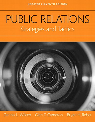 9780134003559: Public Relations: Strategies and Tactics