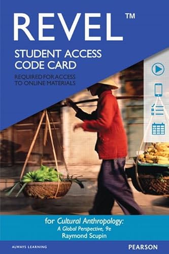 Stock image for Revel for Cultural Anthropology: A Global Perspective -- Access Card (9th Edition) for sale by Bulrushed Books