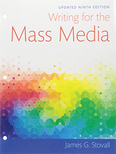 Stock image for Writing for the Mass Media -- Books a la Carte (9th Edition) for sale by 2nd Life Books
