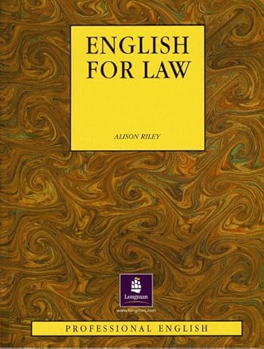 Stock image for ENGLISH FOR LAW SB for sale by Iridium_Books