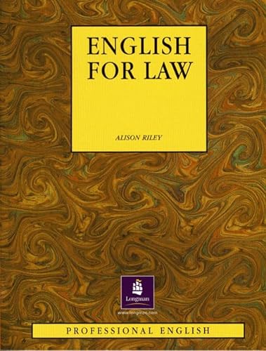 English for Law (9780134012094) by A. Riley