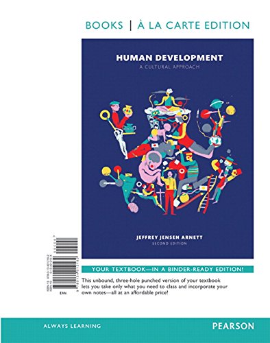 Beispielbild fr Human Development: A Cultural Approach -- Books a la Carte (2nd Edition) zum Verkauf von GoldenDragon