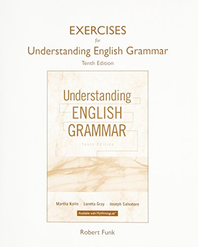 Stock image for Exercise Book for Understanding English Grammar for sale by ThriftBooks-Dallas
