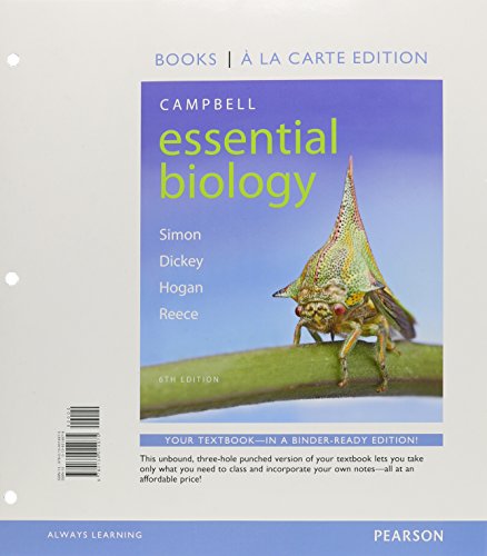 Beispielbild fr Campbell Essential Biology, Books a la Carte Edition (6th Edition) zum Verkauf von HPB-Red