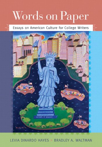 Imagen de archivo de Words on Paper: Essays on American Culture for College Writers Plus MyLab Writing -- Access Card Package a la venta por Iridium_Books