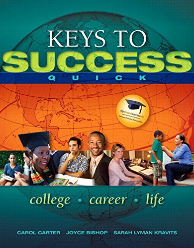 Imagen de archivo de Keys to Success Quick Plus NEW MyLab Student Success with Pearson eText -- Access Card Package a la venta por Iridium_Books