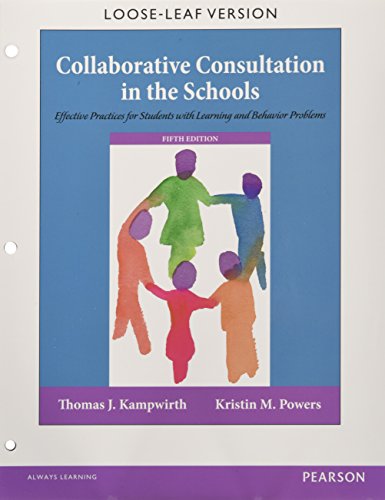 Beispielbild fr Collaborative Consultation in the Schools: Effective Practices for Students with Learning and Behavior Problems, Enhanced Pearson eText with Loose-Leaf Version -- Access Card Package (5th Edition) zum Verkauf von SecondSale