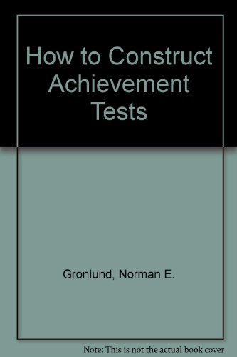 Beispielbild fr How to Construct Achievement Tests zum Verkauf von Better World Books: West