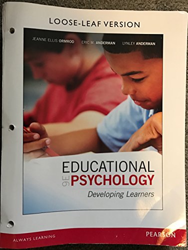 Stock image for Educational Psychology: Developing Learners with MyEducationLab with Enhanced Pearson eText, Loose-Leaf Version -- Access Card Package (9th Edition) (What's New in Ed Psych / Tests & Measurements) for sale by SecondSale