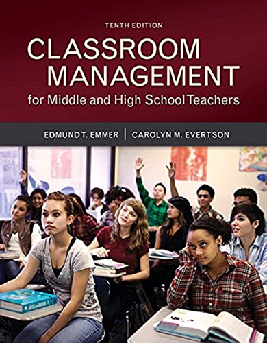 Stock image for Classroom Management for Middle and High School Teachers with MyLab Education with Enhanced Pearson eText, Loose-Leaf Version -- Access Card Package (Myeducationlab) for sale by HPB-Red