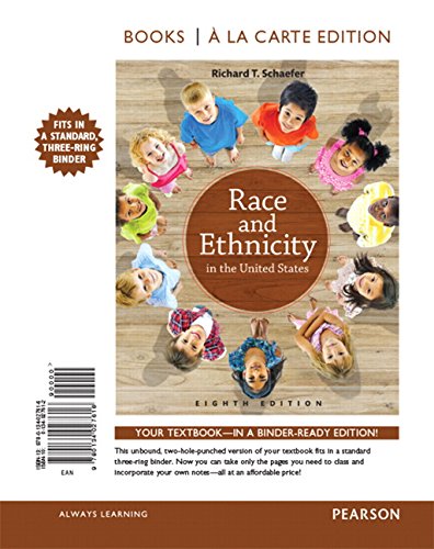 9780134027616: Race and Ethnicity in the United States: Books a La Carte Edition