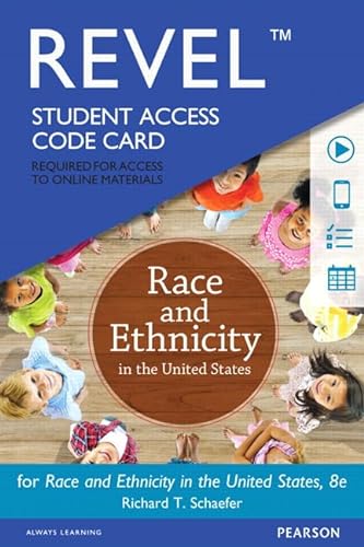 Imagen de archivo de Revel for Race and Ethnicity in the United States -- Access Card (8th Edition) a la venta por Textbooks_Source