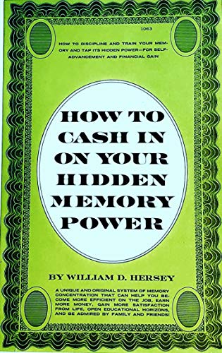 Stock image for How to Cash in on Your Hidden Memory Power for sale by Conover Books