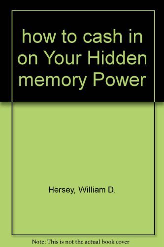 9780134032207: how to cash in on Your Hidden memory Power