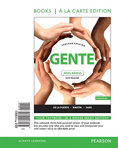 Beispielbild fr Gente: nivel básico, 2015 Release, Books a la Carte zum Verkauf von BooksRun