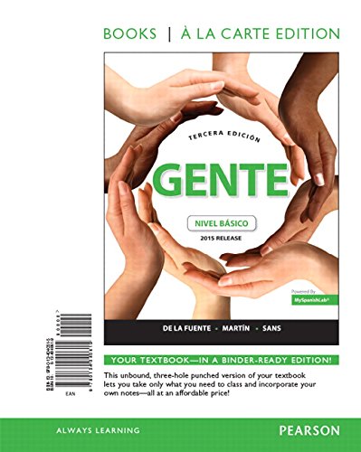 Stock image for Gente: nivel básico, 2015 Release, Books a la Carte for sale by BooksRun