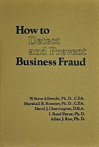 Beispielbild fr How to Detect and Prevent Business Fraud zum Verkauf von Better World Books