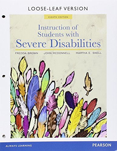 Imagen de archivo de Instruction of Students with Severe Disabilities, Pearson eText - Access Card a la venta por Revaluation Books