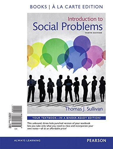 Imagen de archivo de Introduction to Social Problems -- Books a la Carte (10th Edition) a la venta por Books of the Smoky Mountains