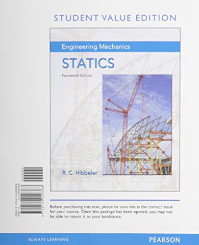 Beispielbild fr Engineering Mechanics: Statics, Student Value Edition zum Verkauf von BooksRun