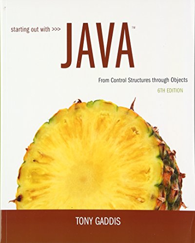 9780134059877: Starting Out with Java: From Control Structures through Objects plus MyLab Programming with Pearson eText -- Access Card Package (6th Edition)