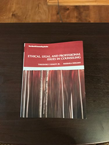 Stock image for Ethical, Legal, and Professional Issues in Counseling (5th Edition) for sale by BooksRun
