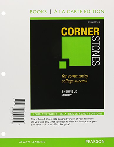 Stock image for Cornerstones for Community College Success, Student Value Edition Plus NEW MyLab Student Success with Pearson eText -- Access Card Package (2nd Edition) for sale by Iridium_Books