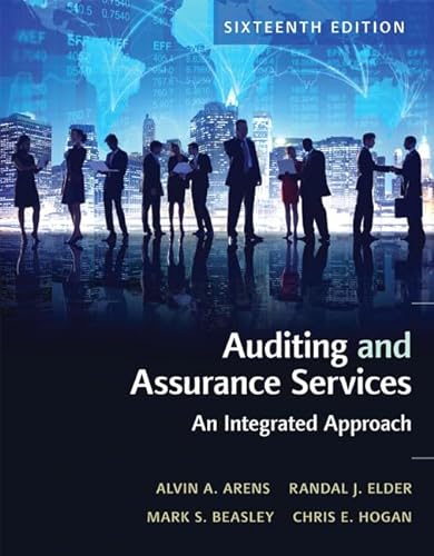 9780134065823: Auditing and Assurance Services: An Integrated Approach