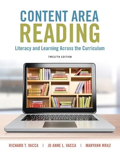 Imagen de archivo de Content Area Reading: Literacy and Learning Across the Curriculum, Enhanced Pearson eText with Loose-Leaf Version -- Access Card Package (What's New in Literacy) a la venta por Textbooks_Source