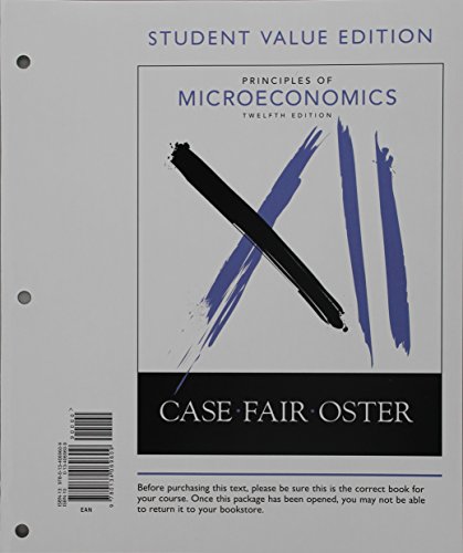 9780134069609: Principles of Microeconomics: Student Value Edition