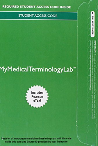 Stock image for MyLab Medical Terminology with Pearson eText - Access Card - Medical Terminology: A Living Language for sale by Textbooks_Source
