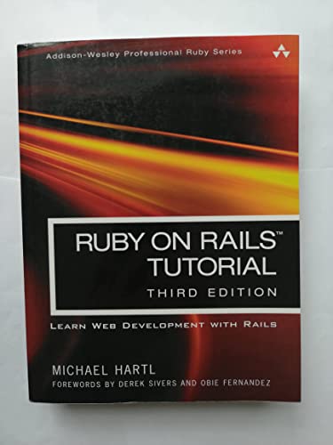 Stock image for Ruby on Rails Tutorial: Learn Web Development with Rails (3rd Edition) Hartl, Michael for sale by Aragon Books Canada