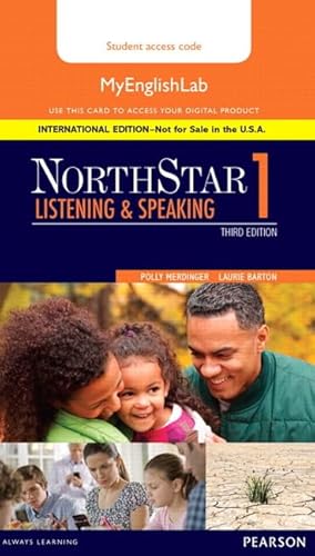 Imagen de archivo de NorthStar Listening and Speaking 1 MyLab English, International Edition (3rd Edition) a la venta por Iridium_Books