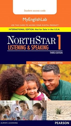 Stock image for NorthStar Listening and Speaking 1 MyLab English, International Edition (3rd Edition) for sale by Iridium_Books